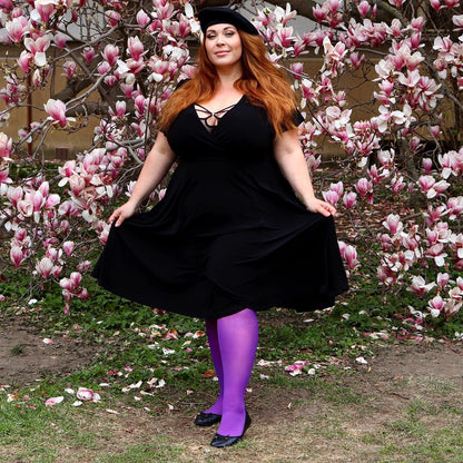 30 Denier Sheer Tights - Purple Haze
