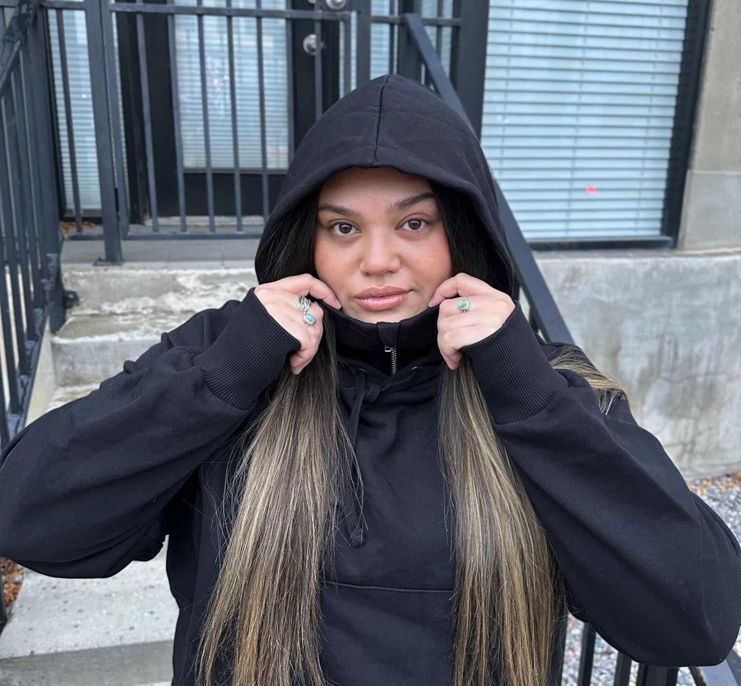 Organic Cotton Bow Hoodie