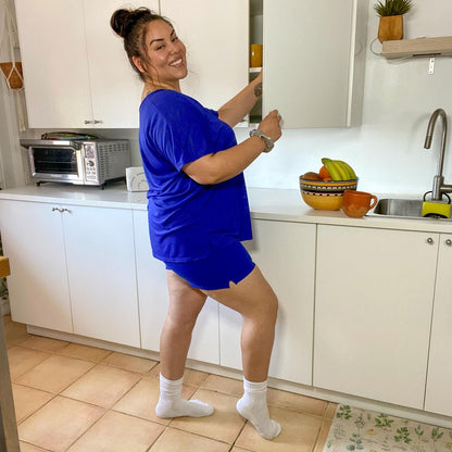 Organic Cotton Femme Boxer Shorts - Arabesque