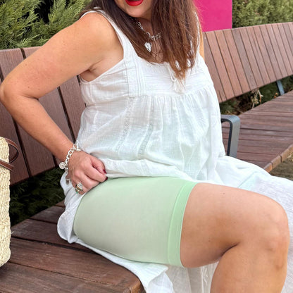 Stay Cool Chub Rub Shorts - Pistachio