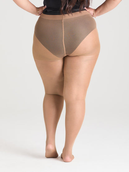 30 Denier Sheer Halo Tights - Glow