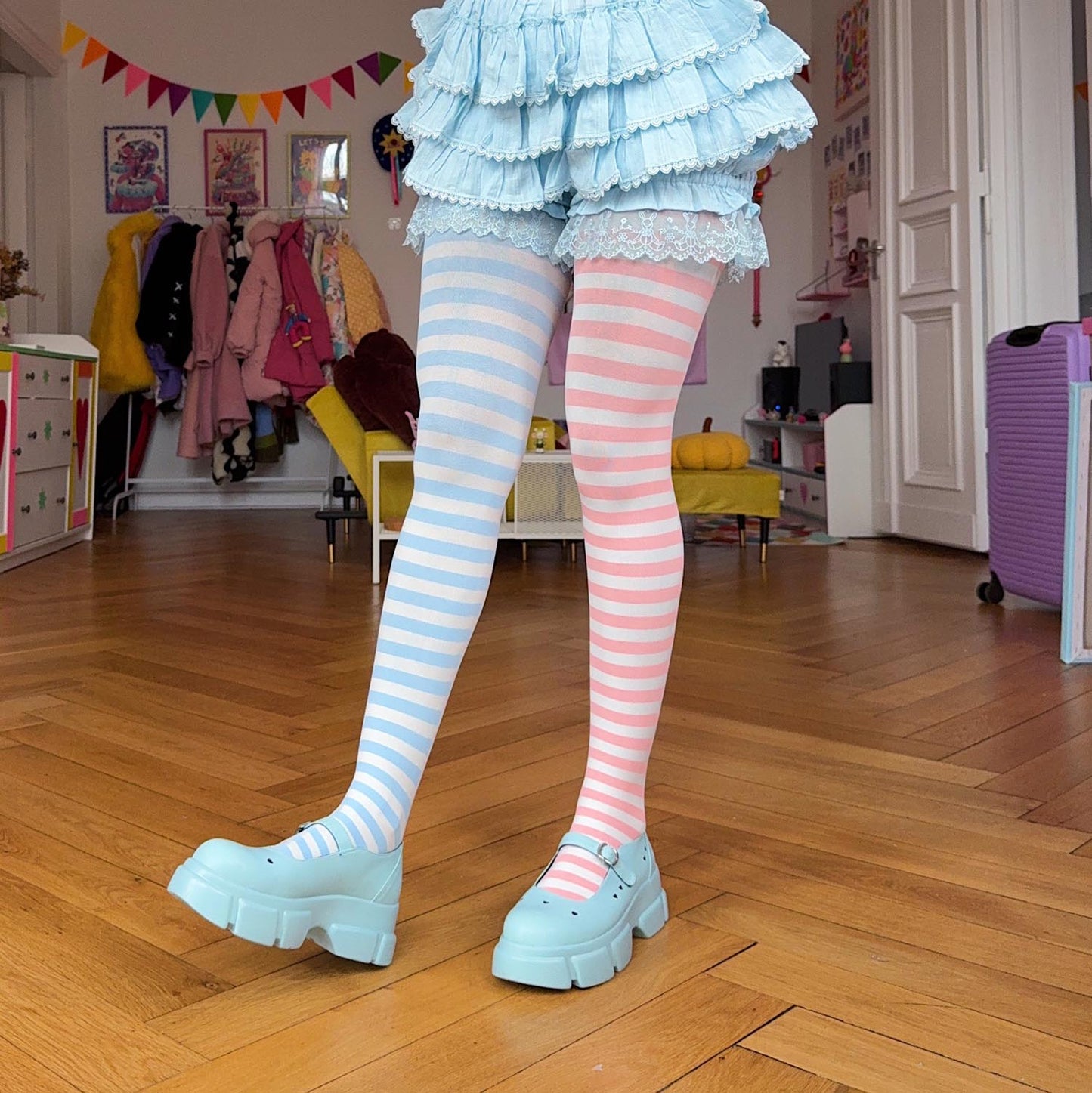 Duo Tights - Blush Breeze