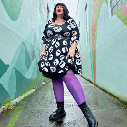 30 Denier Sheer Tights - Purple Haze