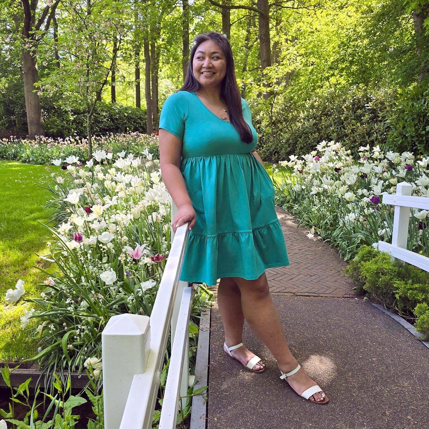 Tiered Mini Dress - Beach Bum