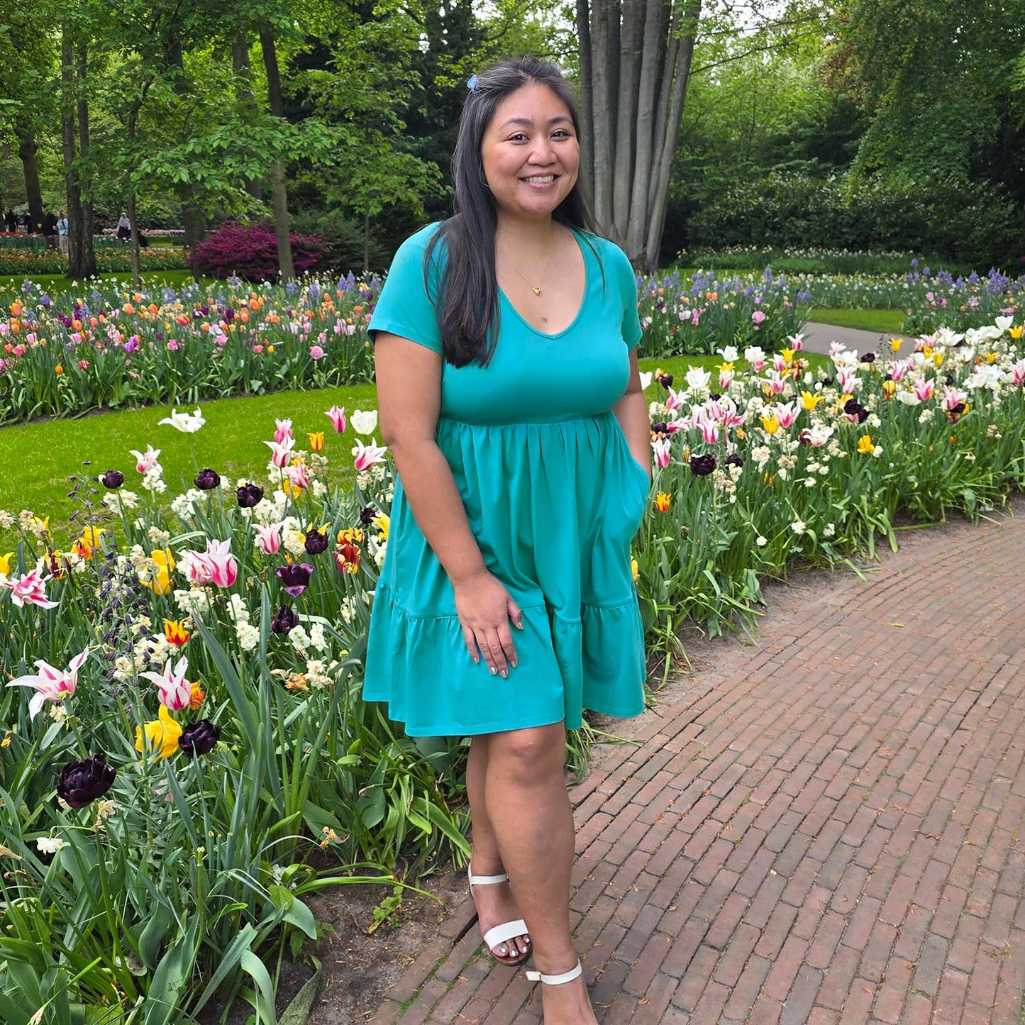 Tiered Mini Dress - Beach Bum