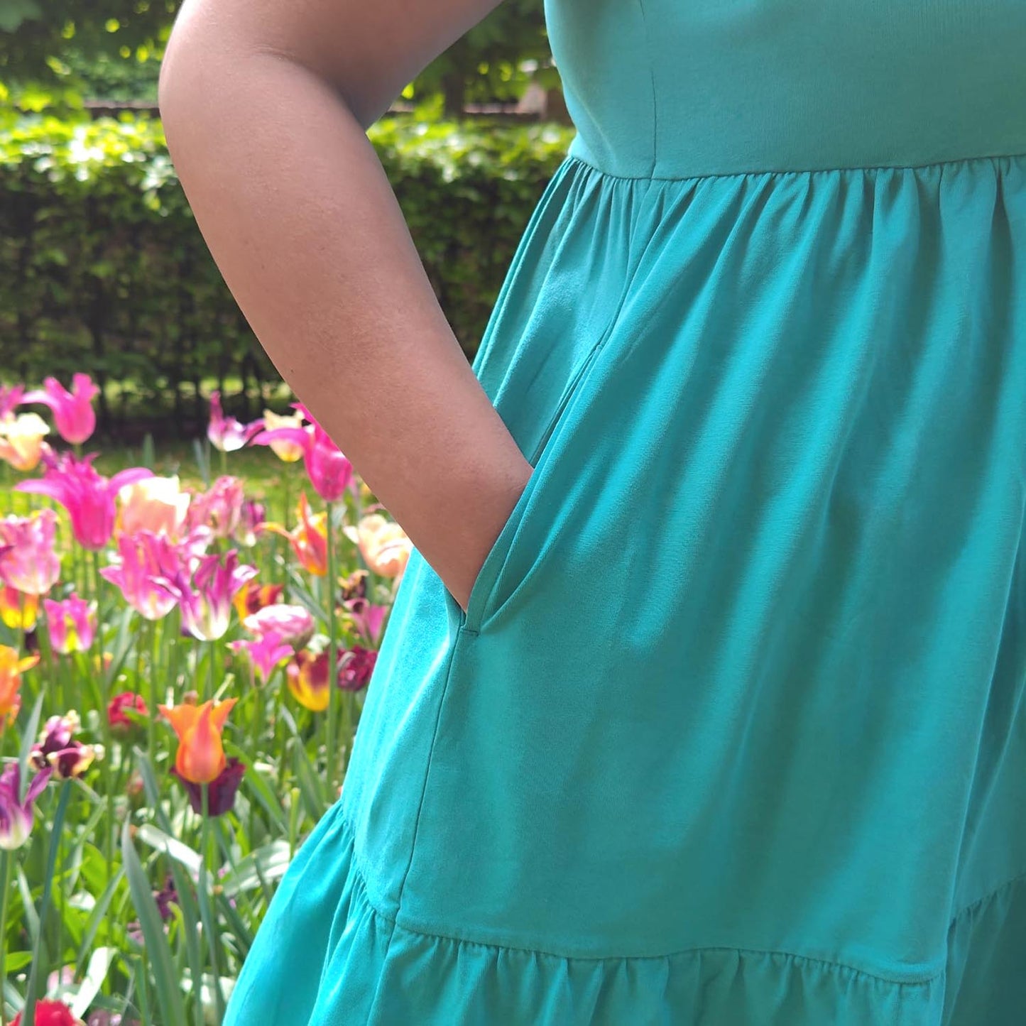 Tiered Mini Dress - Beach Bum