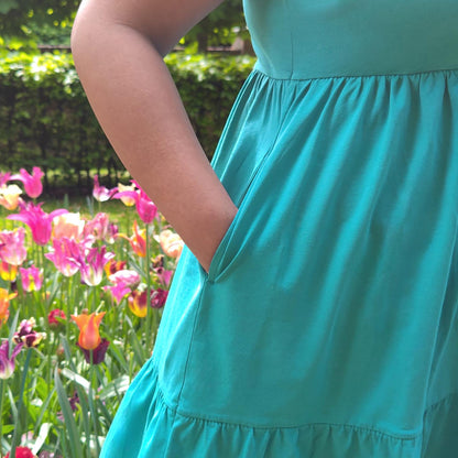 Tiered Mini Dress - Beach Bum