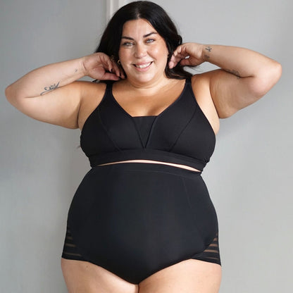 Smoothwear Super High Waist Knickers - Black