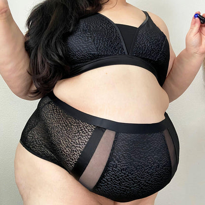 Organic Cotton Full Brief Knickers - Leopard