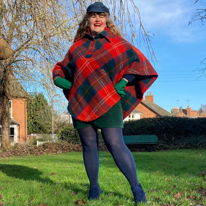Merino Wool Tights - Royal Navy