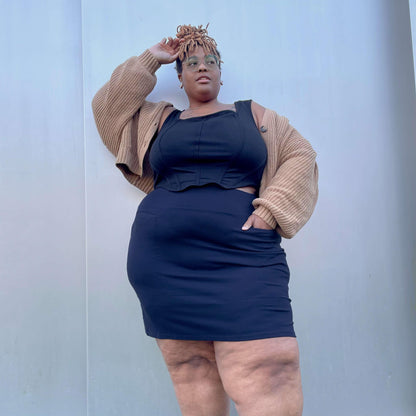 Mini Skirt - Navy