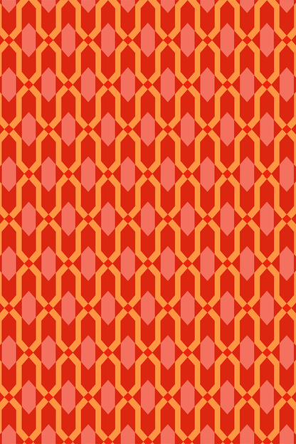 Wrap Dress - Red City