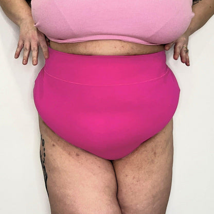 Organic Cotton Super High Waist Knickers - Barbara